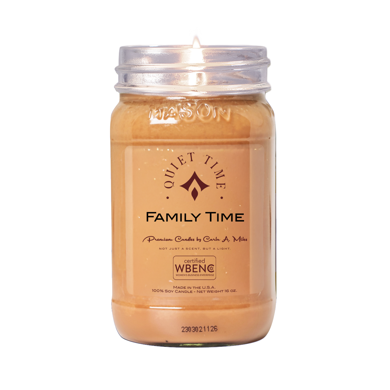Family Time | Pure Soy Wax Candle | Made in USA