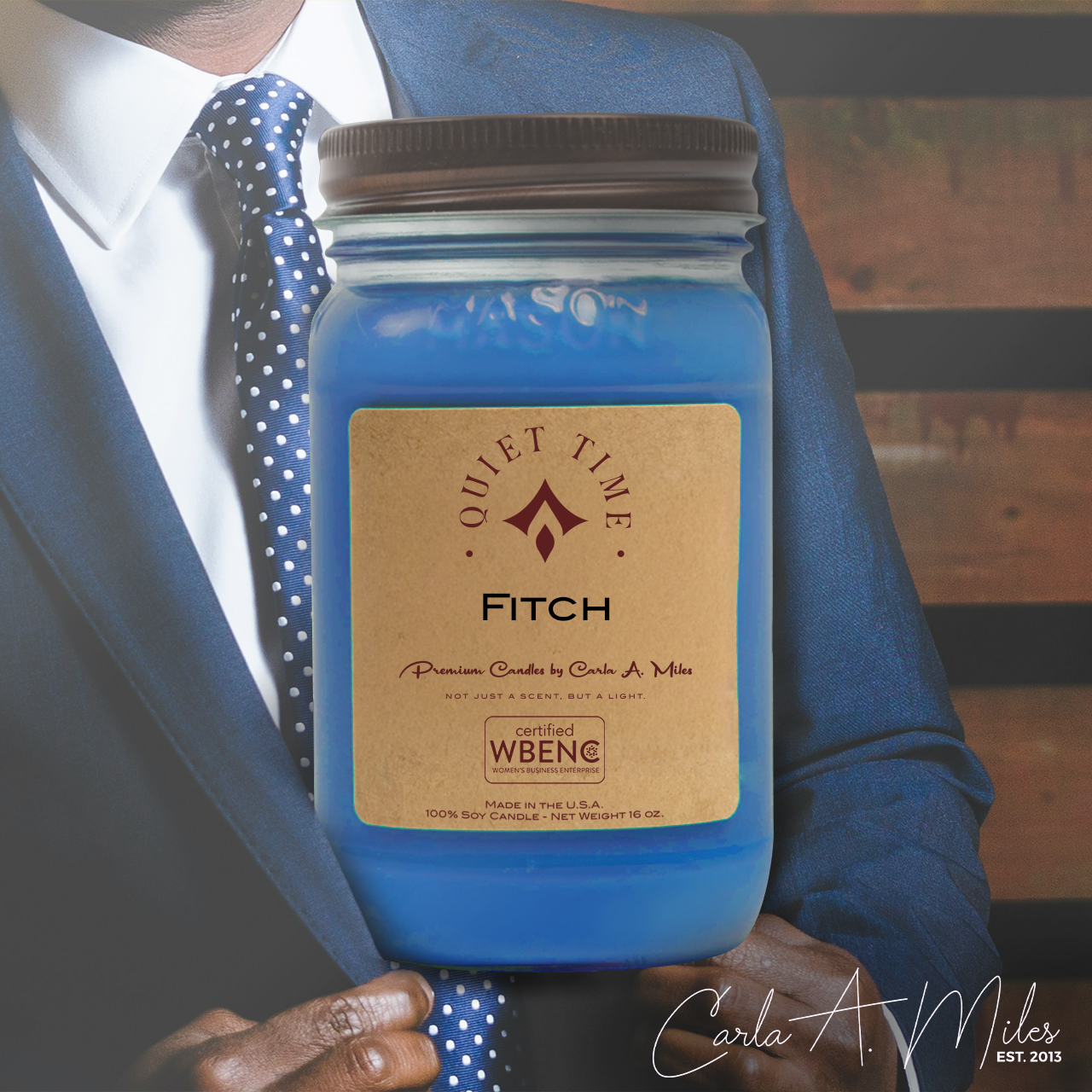 Fitch | Pure Soy Wax Candle | Made in USA