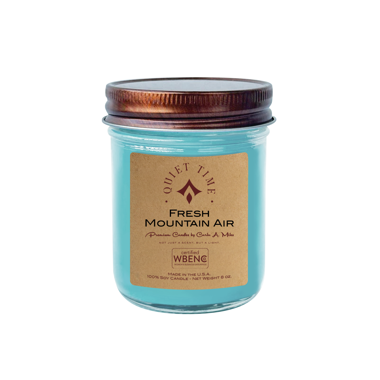Fresh Mountain Air | Pure Soy Wax Candle | Made in USA