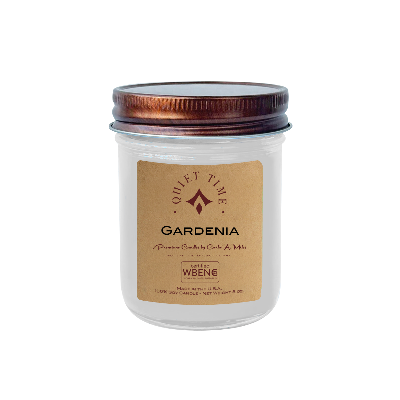 Gardenia | Pure Soy Wax Candle | Made in USA