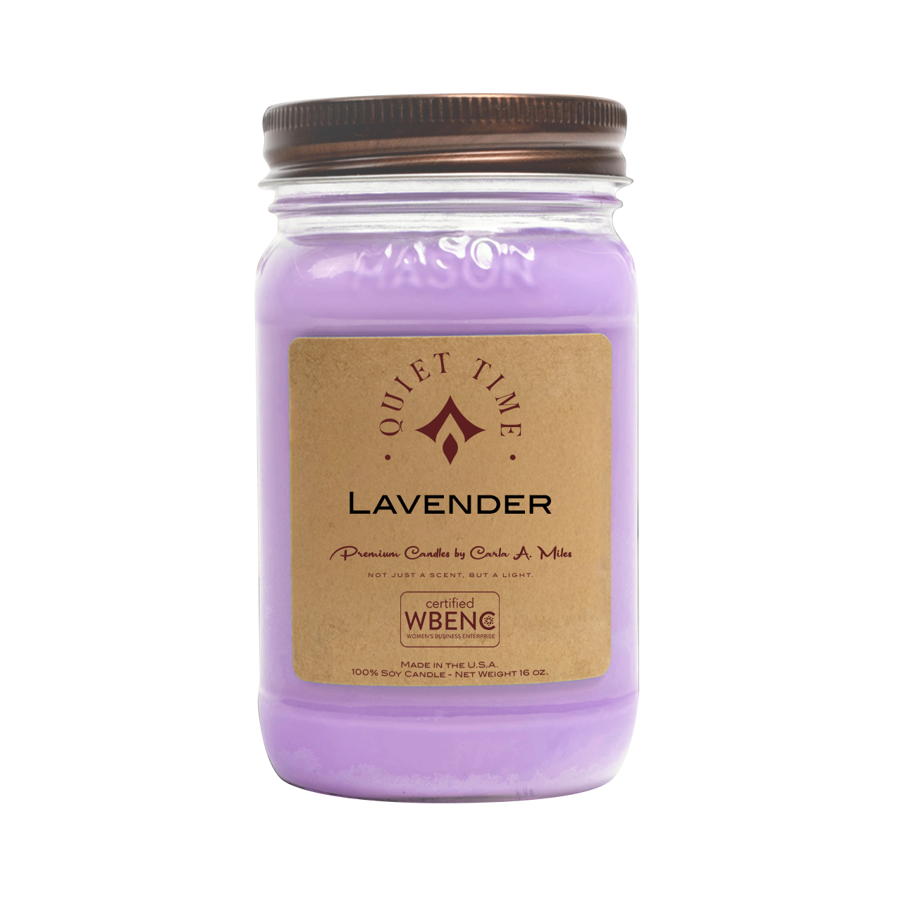 Lavender | Pure Soy Wax Candle | Made in USA