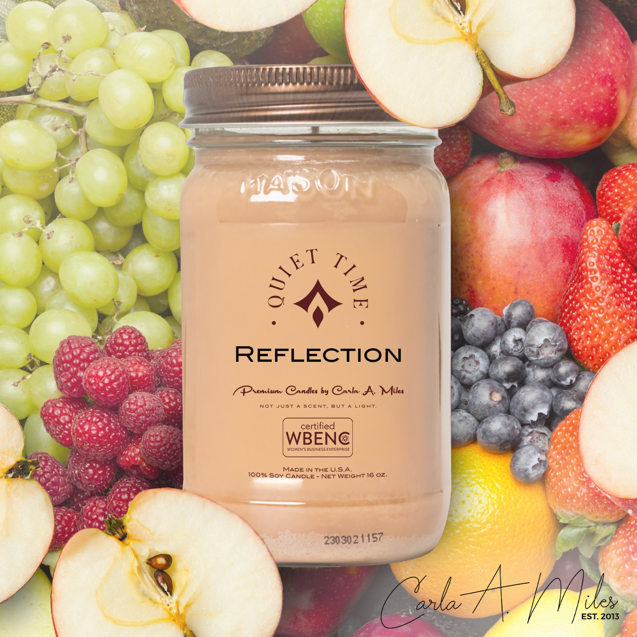 Reflection | Pure Soy Wax Candle | Made in USA