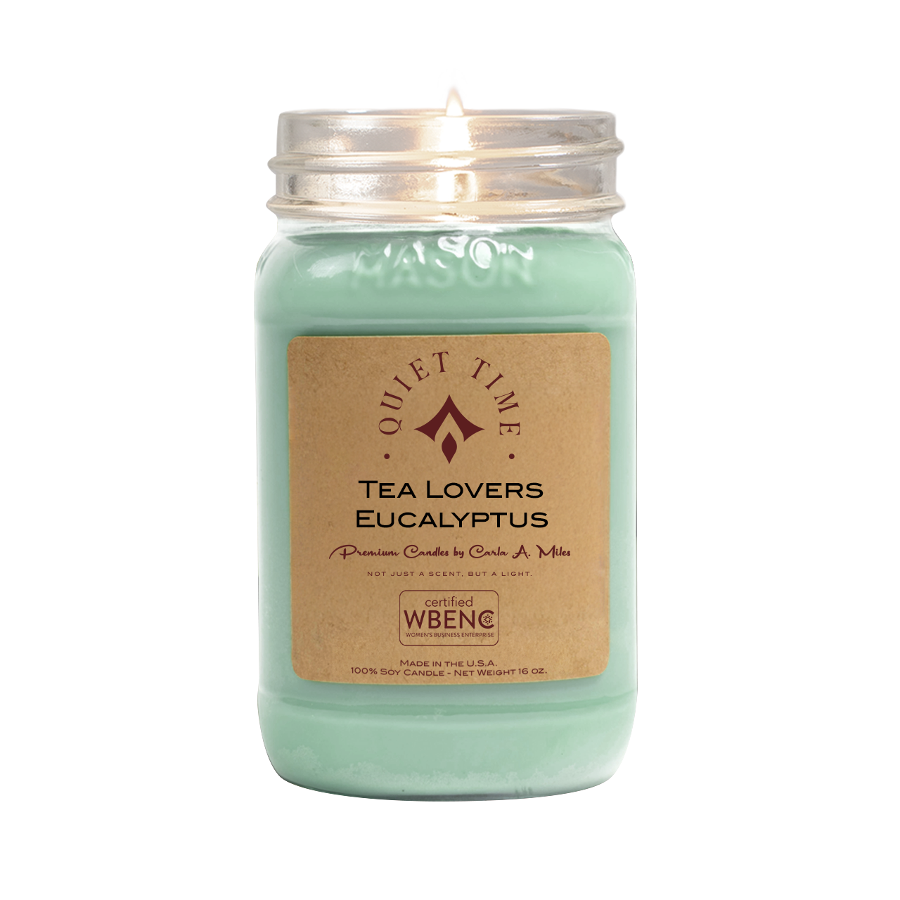 Tea Lovers Eucalyptus | Pure Soy Wax Candle | Made in USA