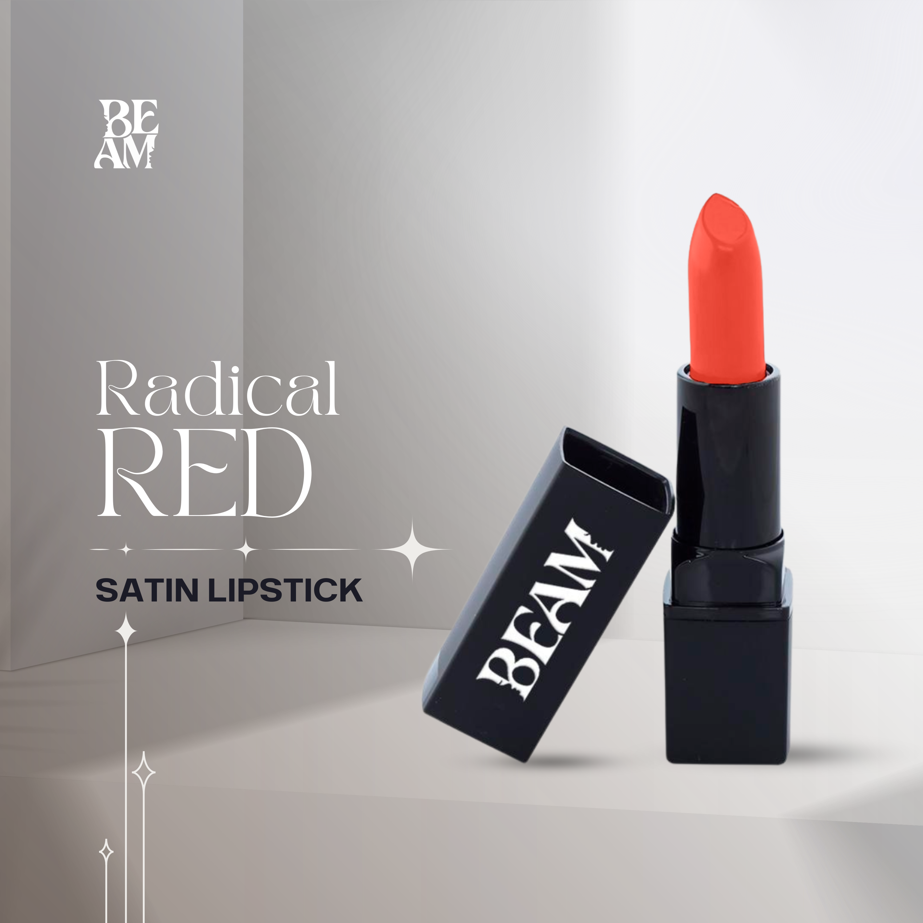 BEAM Satin Lipstick (Lighter Shades)