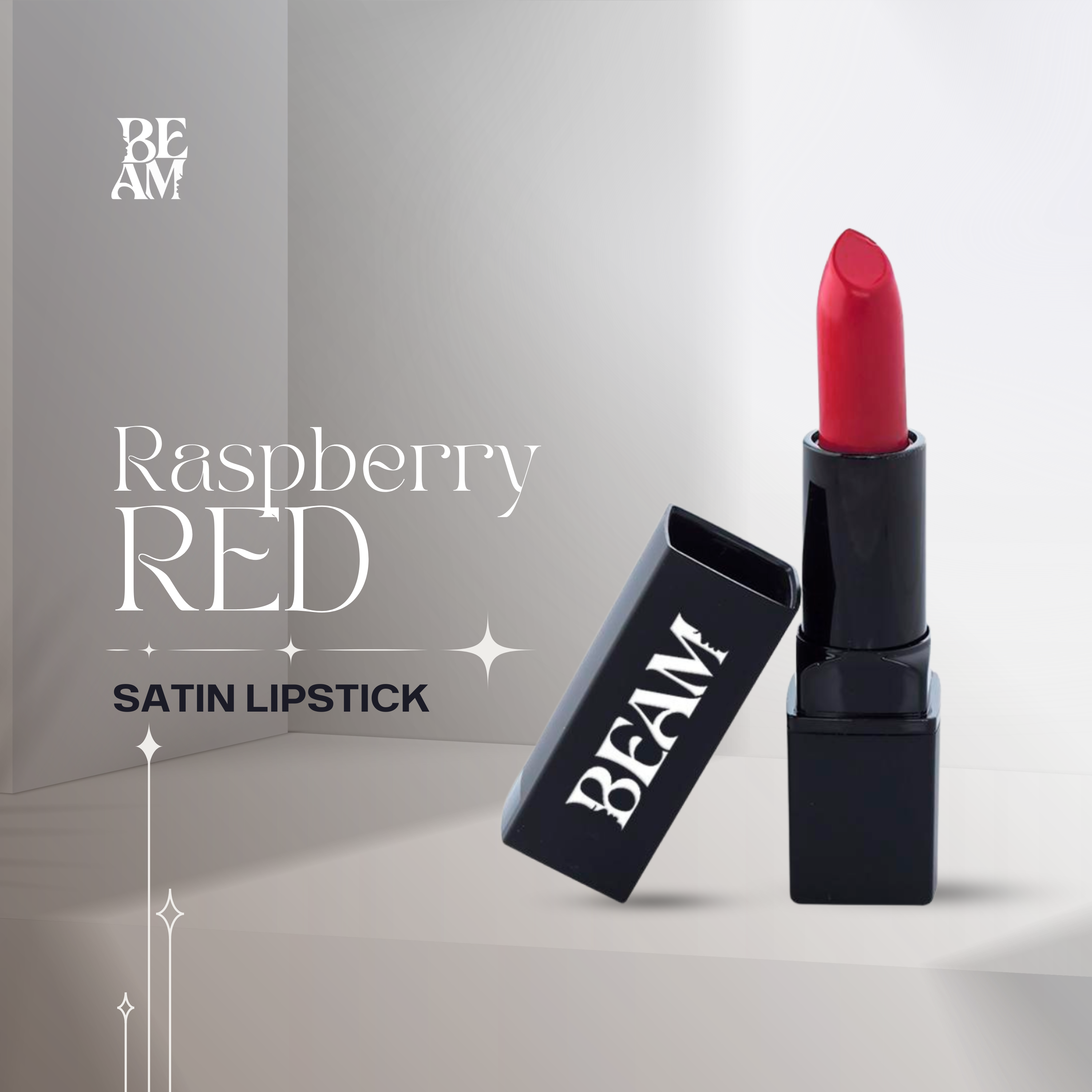BEAM Satin Lipstick (Lighter Shades)