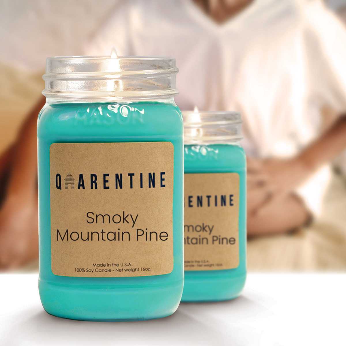 Smoky Mountain Pine | Pure Soy Wax Candle | Made in USA