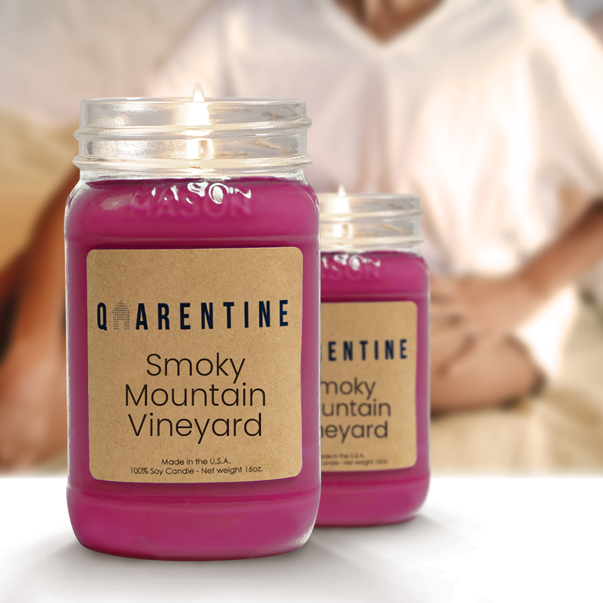 Smoky Mountain Vineyard | Pure Soy Wax Candle | Made in USA