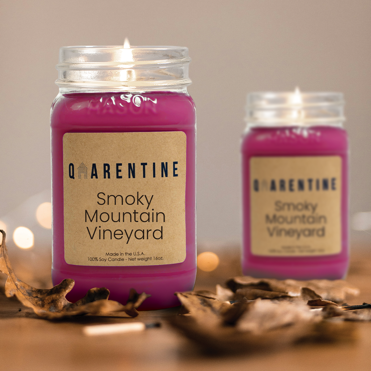 Smoky Mountain Vineyard | Pure Soy Wax Candle | Made in USA
