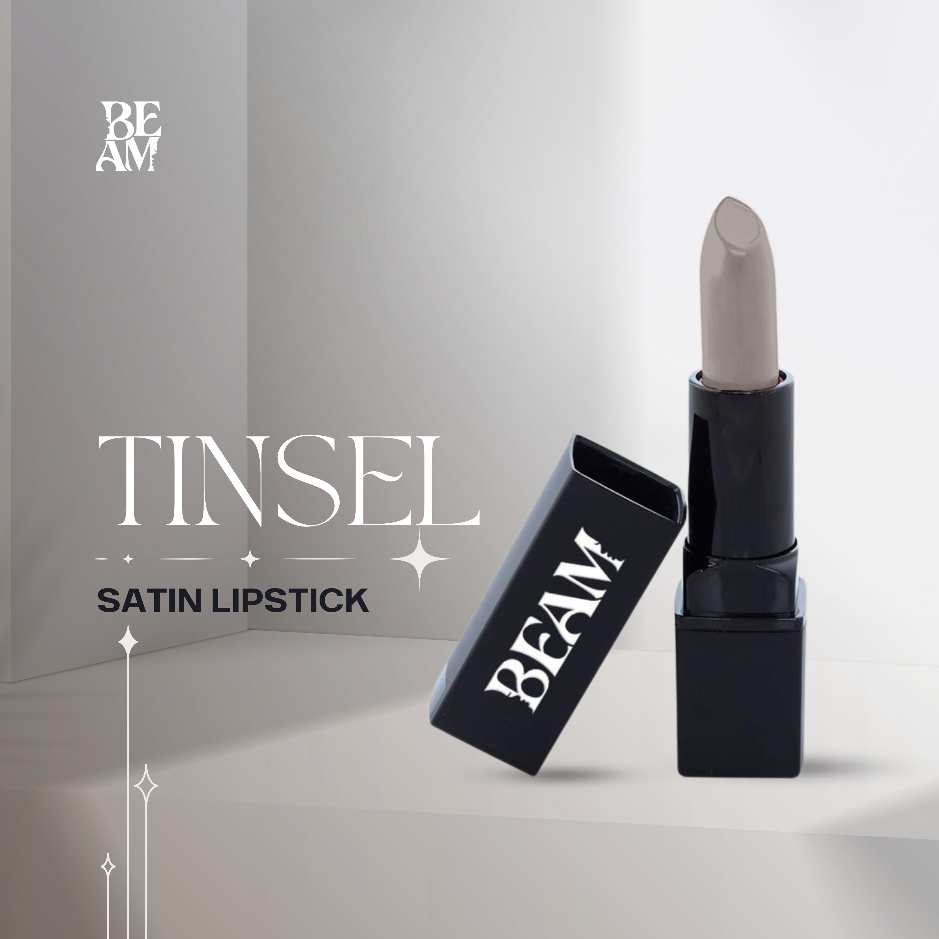 BEAM Satin Lipstick (Lighter Shades)