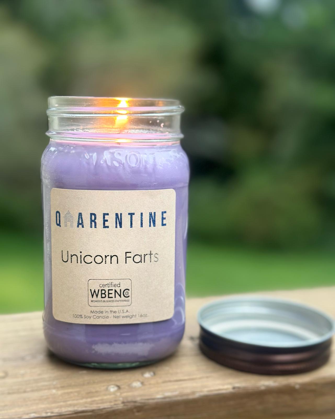 Unicorn Farts | Pure Soy Wax Candle | Made in USA