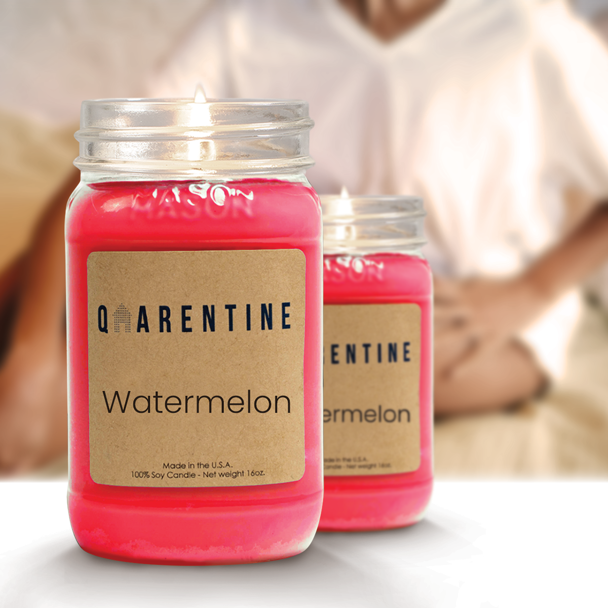 Watermelon | Pure Soy Wax Candle | Made in USA