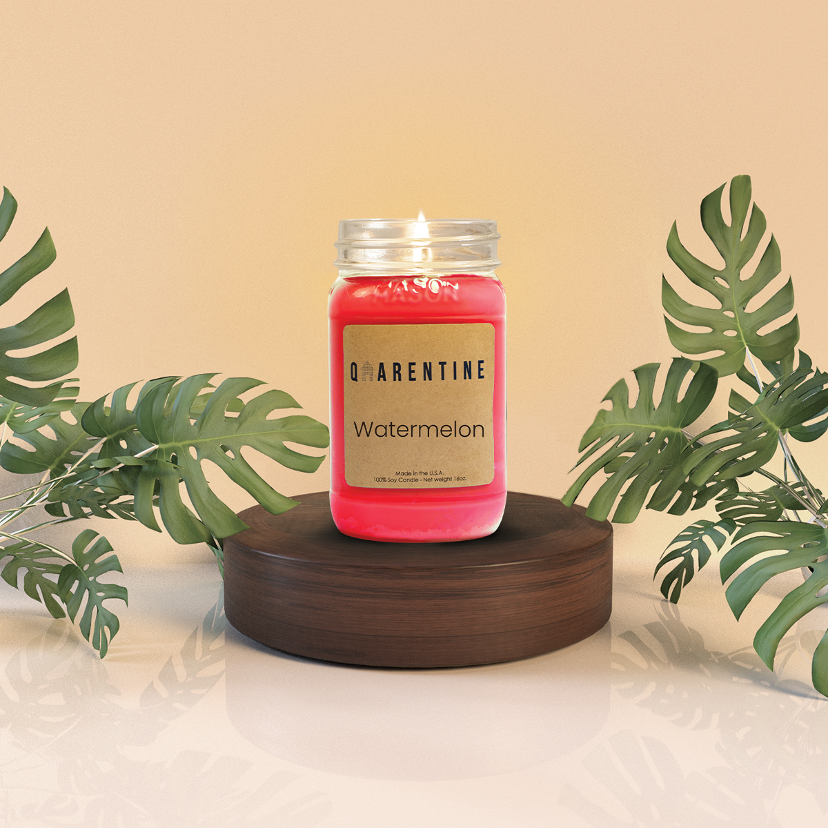 Watermelon | Pure Soy Wax Candle | Made in USA